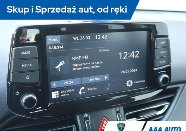 Hyundai I30 cena 72000 przebieg: 65080, rok produkcji 2021 z Lewin Brzeski małe 172